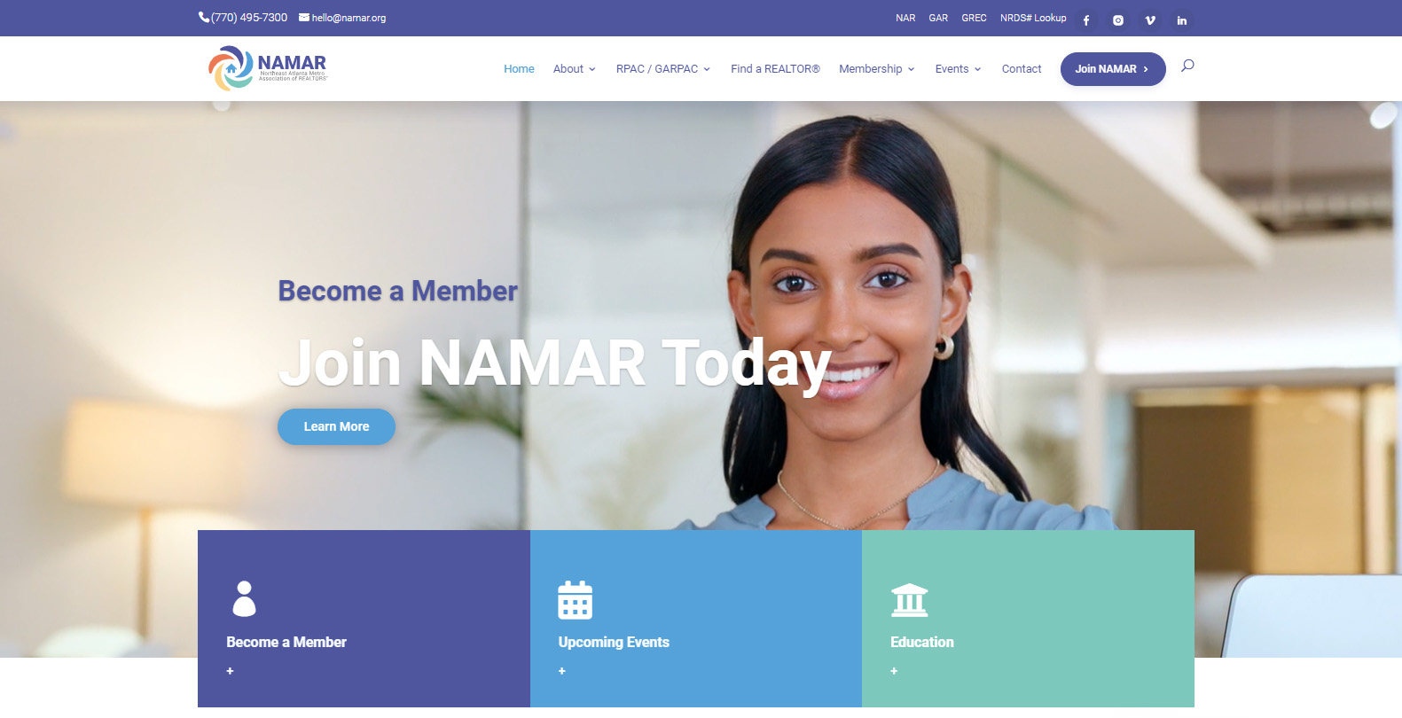 NAMAR New Website