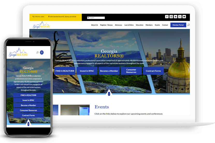 Georgia Association of REALTORS® Website