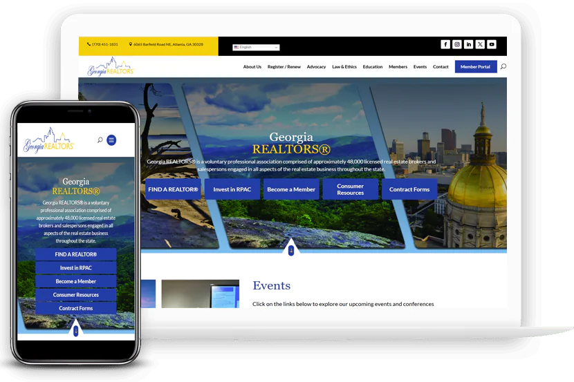 Georgia Association of REALTORS® Website